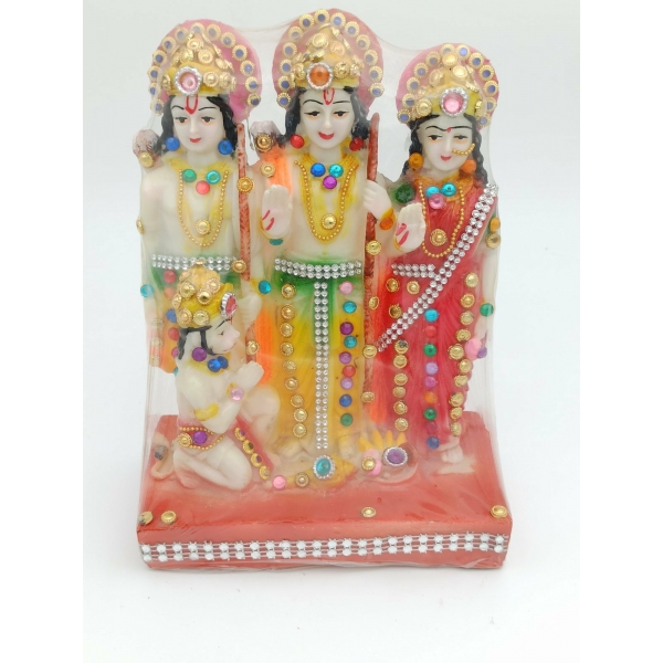  Handicraft Ram darbar/God Rama,Sita,Laxman Polyresin 22 cm